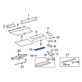 Toyota OE - Rear Floor Mat