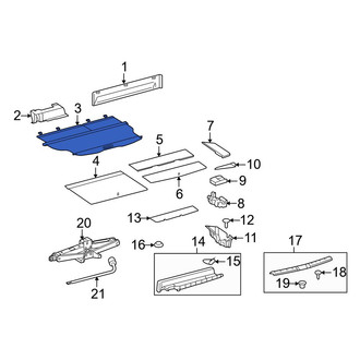 Toyota OE - Rear Cargo Cover