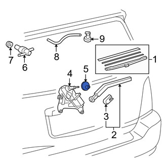 Toyota OE - Wiper Motor Insulator