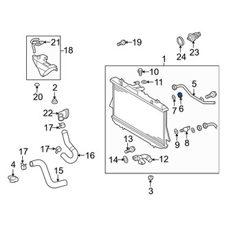 Toyota OE - Automatic Transmission Oil Cooler Hose Nut