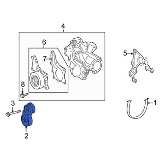 Toyota OE - Accessory Drive Belt Tensioner Assembly