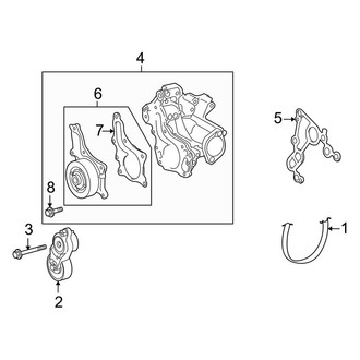 Toyota OE - Cooling - Belts & Pulleys (2.7L)