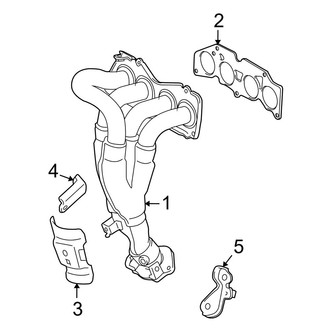 Toyota OE - Exhaust System - Manifold (2.7L)