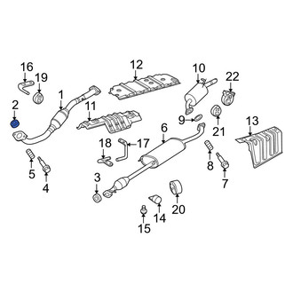 Toyota OE - Rear Catalytic Converter Gasket