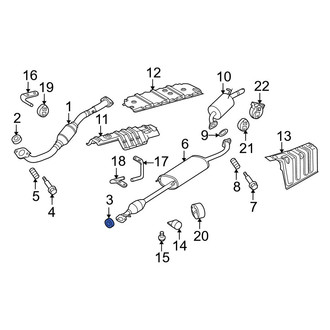 Toyota OE - Rear Catalytic Converter Gasket