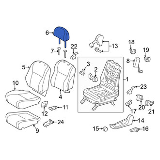 Toyota OE - Front Left Headrest