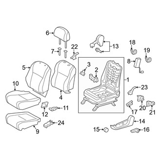 Toyota OE - Seats & Tracks - Driver Seat Components (USA Built)