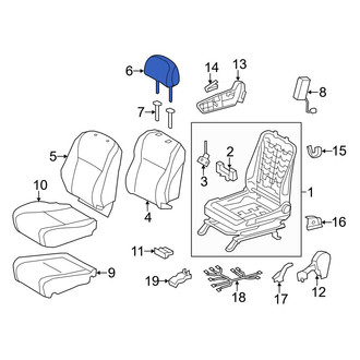 Toyota OE - Front Left Headrest