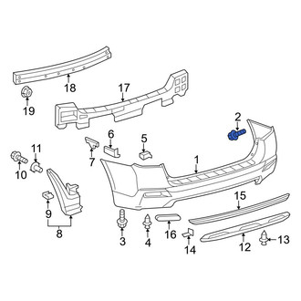 Toyota OE - Bumper Cover Bolt