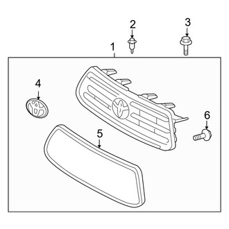 Toyota OE - Grille & Components (Hybrid / Hybrid Limited)