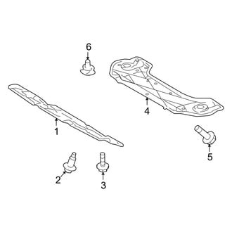 Toyota OE - Radiator Support - Splash Shields (Hybrid / Hybrid Limited)