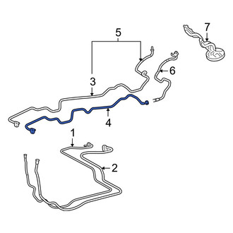 Toyota OE - A/C Refrigerant Discharge Hose