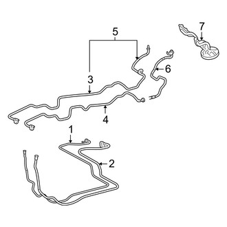 Toyota OE - Air Conditioner & Heater - Rear A/C Lines (3.3L)