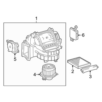Toyota OE - Air Conditioner & Heater - Blower Motor & Fan