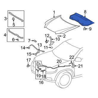 Toyota OE - Hood Insulation Pad