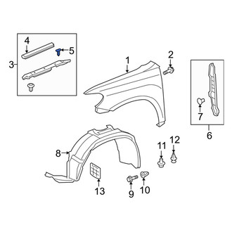 Toyota OE - Cowl Panel Clip