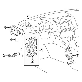 Toyota OE - Electrical Components (Console), (FULL HYBRID EV-GAS (FHEV))