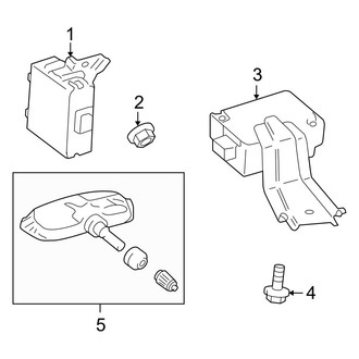 Toyota OE - Electrical - Tire Pressure Monitor Components
