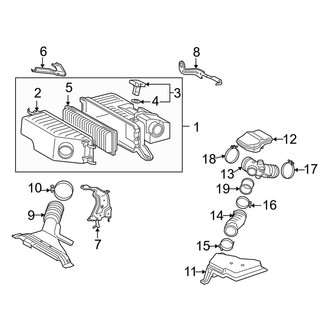 Toyota OE - Engine / Transaxle - Air Intake (3.3L)
