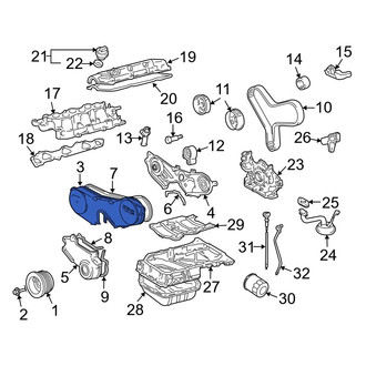 Toyota OE - Lower Engine Timing Cover