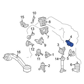 Toyota OE - Rear Engine Mount