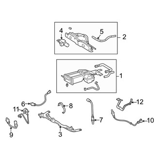 Toyota OE - Emission System - Emission Components (3.3L)