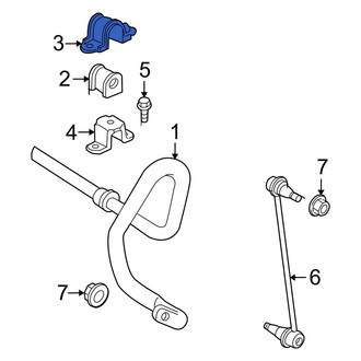 Toyota OE - Upper Suspension Stabilizer Bar Bracket