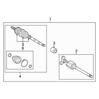 Toyota OE - Front Suspension - Drive Axles