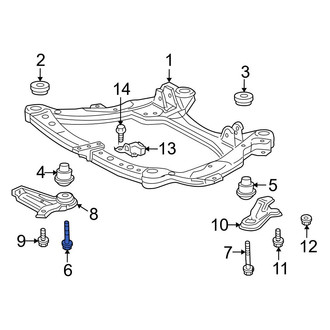 Toyota OE - Front Engine Cradle Bolt