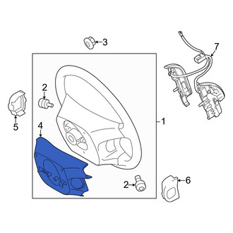 Toyota OE - Steering Wheel Back Cover