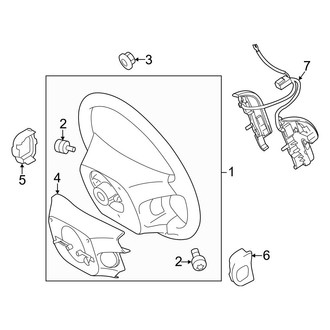 Toyota OE - Steering Wheel & Trim (FULL HYBRID EV-GAS (FHEV))