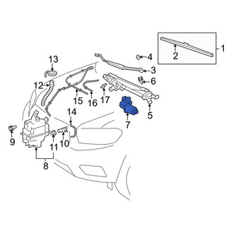 Toyota OE - Front Wiper Motor