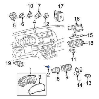 Toyota OE - Console Trim Panel Bolt