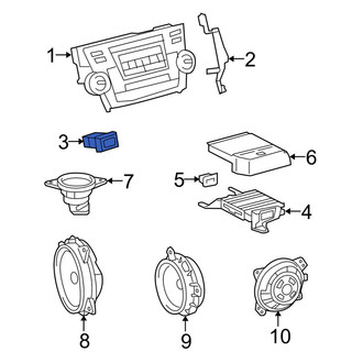 Toyota OE - Audio Auxiliary Jack