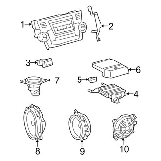 Toyota OE - Instrument Panel - Sound System (FULL HYBRID EV-GAS (FHEV))