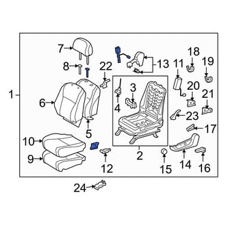 Toyota OE - Front Left Seat