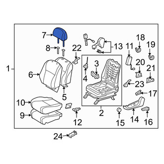 Toyota OE - Front Right Headrest