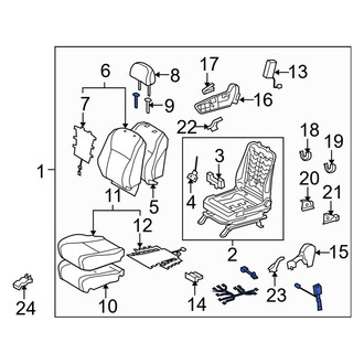 Toyota OE - Front Right Seat