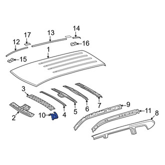 Toyota OE - Right Body B-Pillar Extension