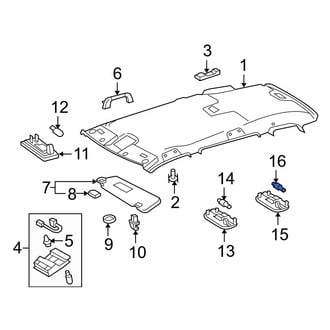 Toyota OE - Sun Visor Light Bulb