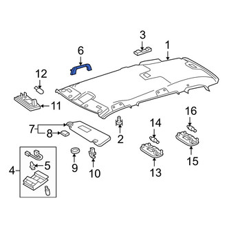 Toyota OE - Front Interior Grab Bar