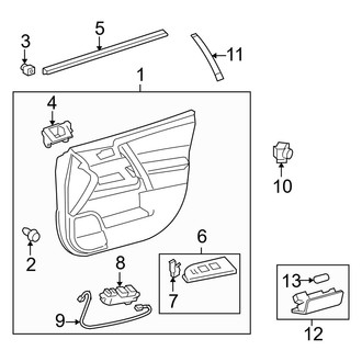 Toyota OE - Front Door - Interior Trim