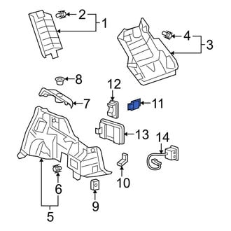 Toyota OE - Front 12 Volt Accessory Power Outlet