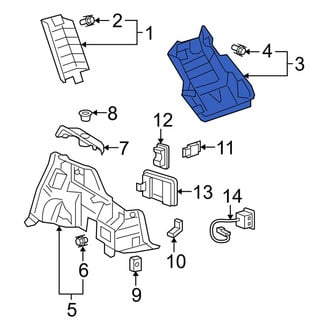 Toyota OE - Left Body D-Pillar Trim Panel