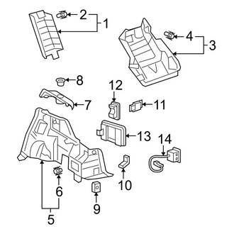 Toyota OE - Quarter Panel - Interior Trim (3.3L)
