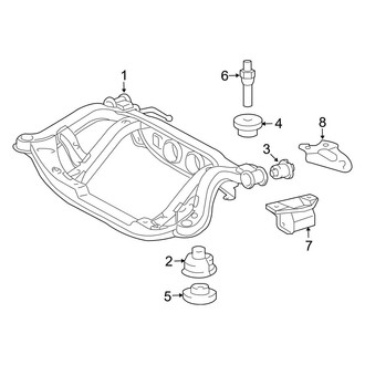 Toyota OE - Rear Suspension - Suspension Mounting (3.3L)