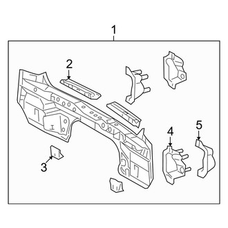Toyota OE - Rear Body & Floor - Rear Body (Hybrid / Hybrid Limited)