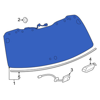 Toyota OE - Rear Liftgate Glass