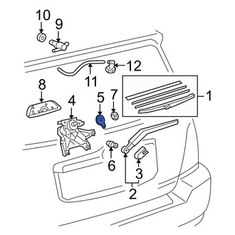 Toyota OE - Wiper Motor Insulator