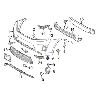Toyota OE - Front Bumper Cover Retainer